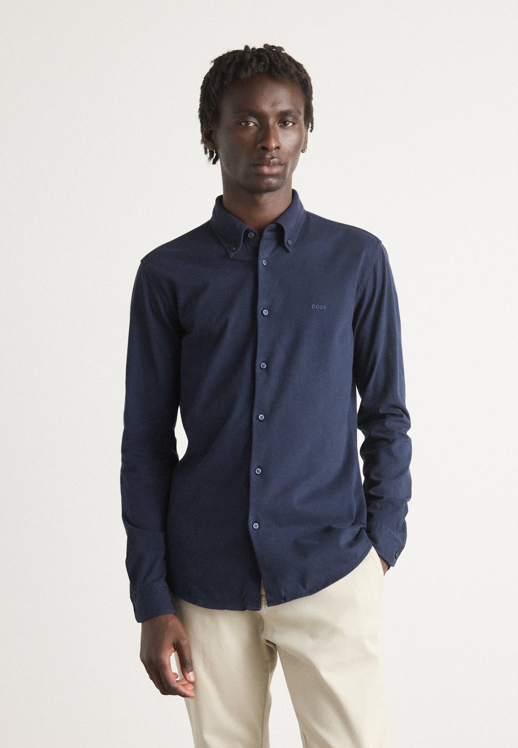 Рубашка BOSS, темно-синий
Рубашка BOSS, темно-синий