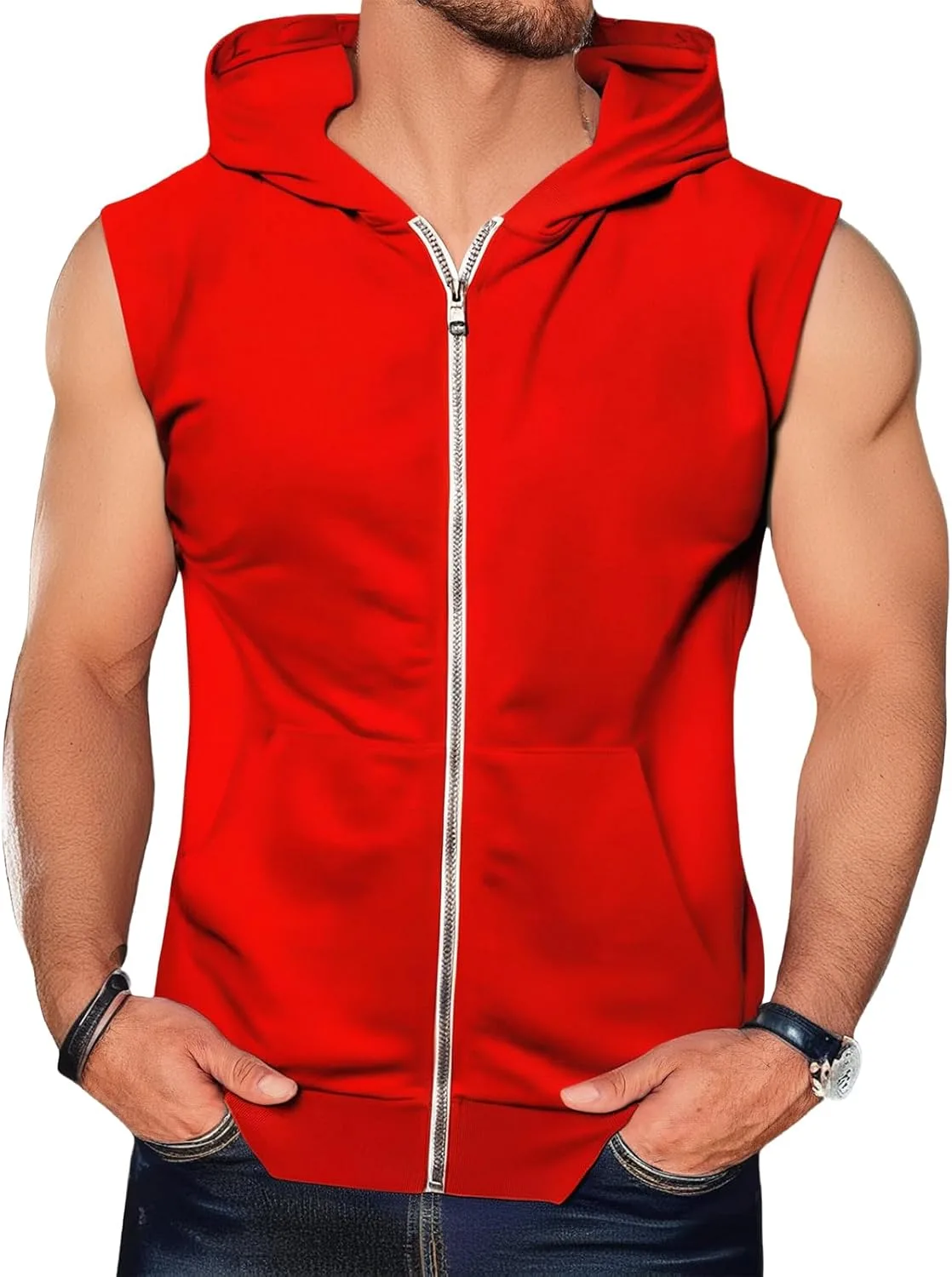 Мужская безрукавка с капюшоном на молнии, легкая, для фитнеса RSZGSWS
Мужская безрукавка с капюшоном на молнии, легкая, для фитнеса RSZGSWS