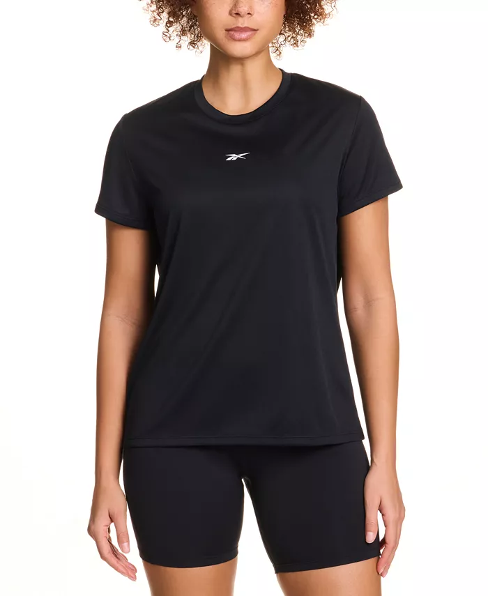 Женская футболка с коротким рукавом ID Performance Tech Reebok, черный 
Женская футболка с коротким рукавом ID Performance Tech Reebok, черный