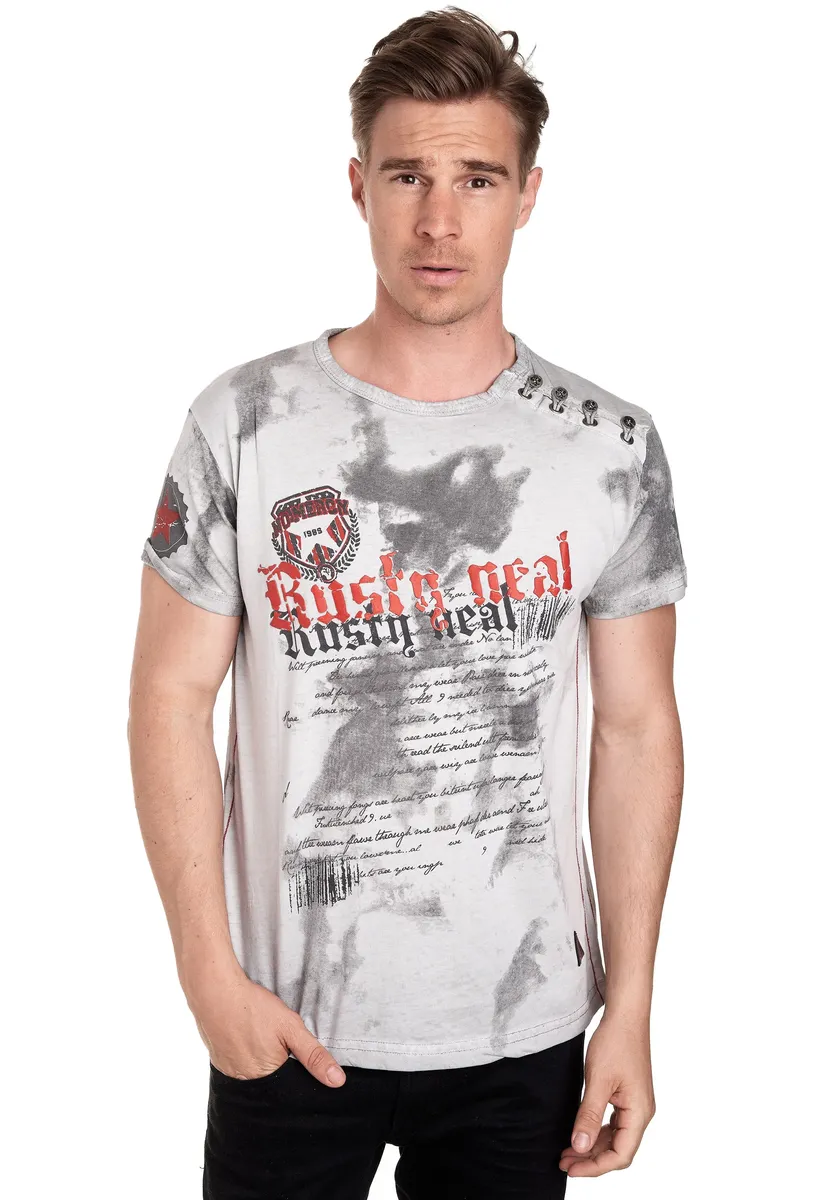 Футболка Rusty Neal с великолепным дизайном тай-дай, цвет Hellgrau-Meliert
Футболка Rusty Neal с великолепным дизайном тай-дай, цвет Hellgrau-Meliert