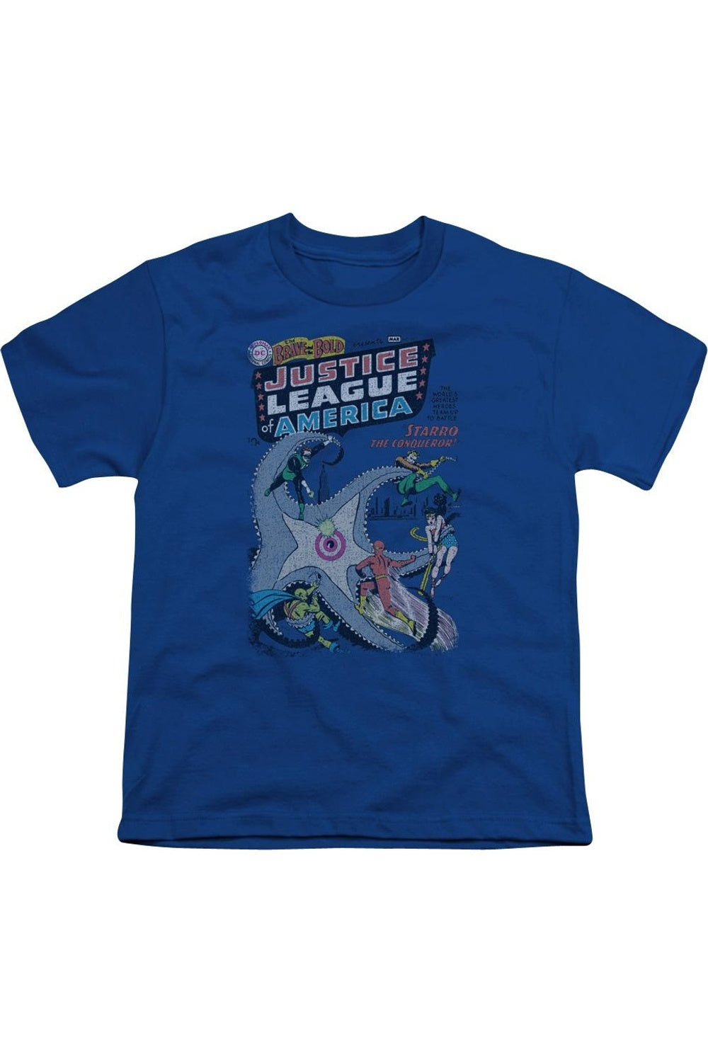 Футболка DC Comics No 28 с коротким рукавом для детей Gildan, синий
Футболка DC Comics No 28 с коротким рукавом для детей Gildan, синий