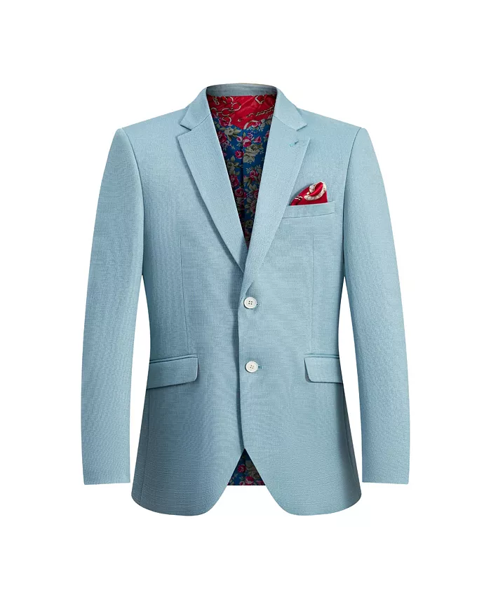 Синий классический приталенный блейзер для старших мальчиков Big Boys Elie Balleh 
Синий классический приталенный блейзер для старших мальчиков Big Boys Elie Balleh