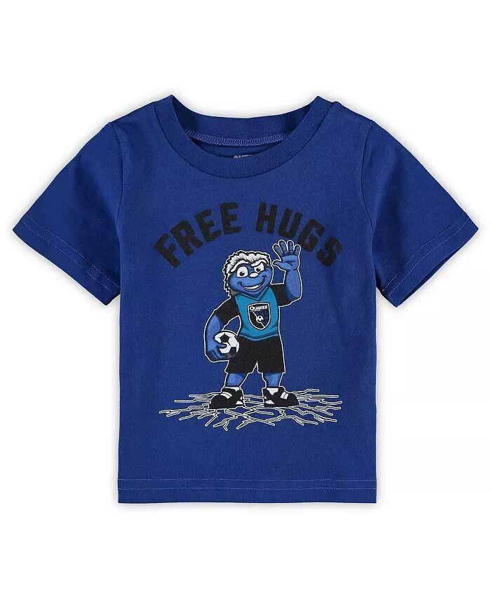 Синяя футболка с талисманом San Jose Earthquakes Free Hugs для мальчиков и девочек Outerstuff, синий
Синяя футболка с талисманом San Jose Earthquakes Free Hugs для мальчиков и девочек Outerstuff, синий