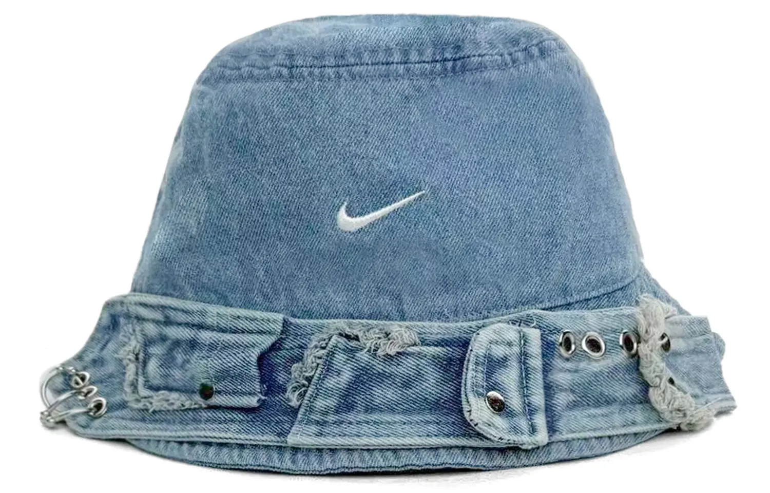 Nike Хлопковая шляпа-ведро мужская синяя, Urban Techwear Denim
Nike Хлопковая шляпа-ведро мужская синяя, Urban Techwear Denim