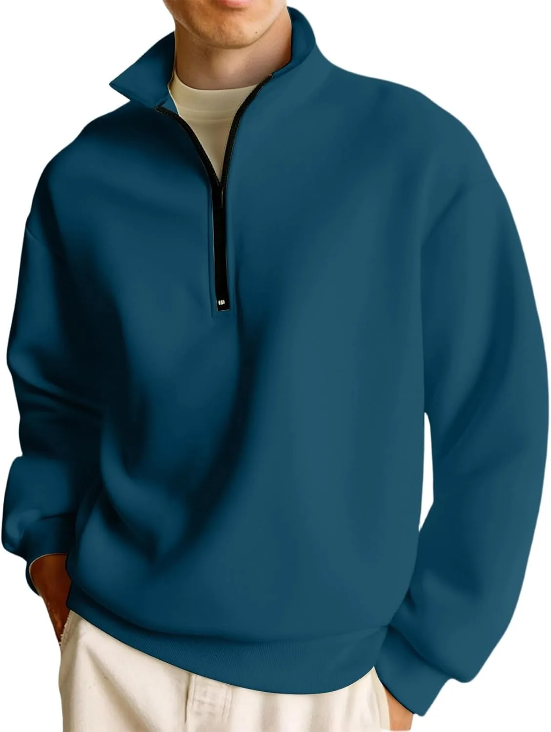Мужской свитер DuDubaby Fashion Clothing с воротником-стойкой
Мужской свитер DuDubaby Fashion Clothing с воротником-стойкой