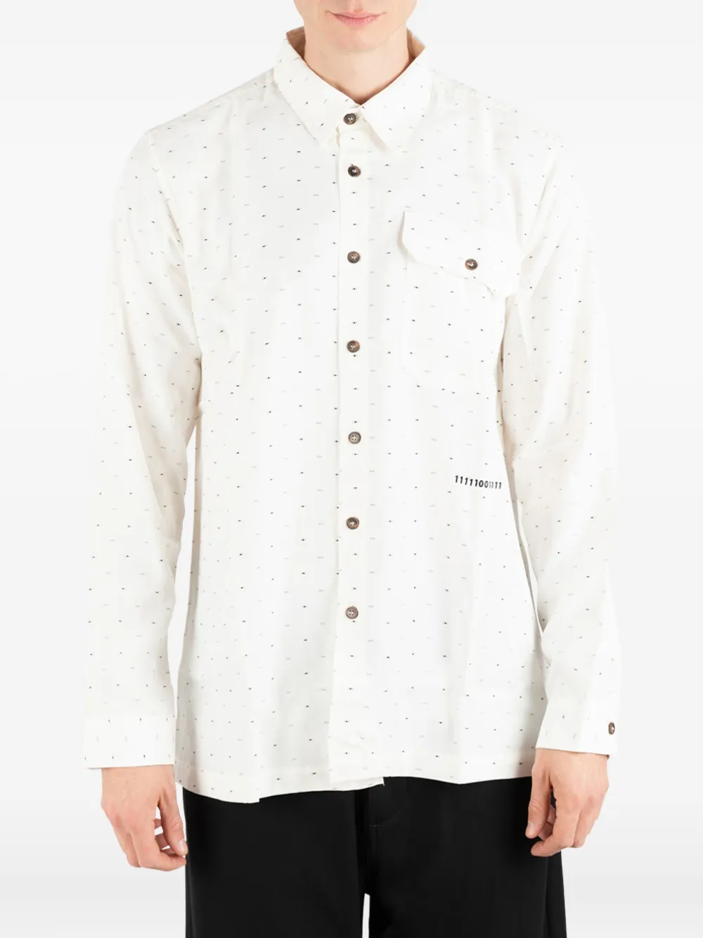 Рубашка с микро-принтом Deadline Société Anonyme, белый
Рубашка с микро-принтом Deadline Société Anonyme, белый