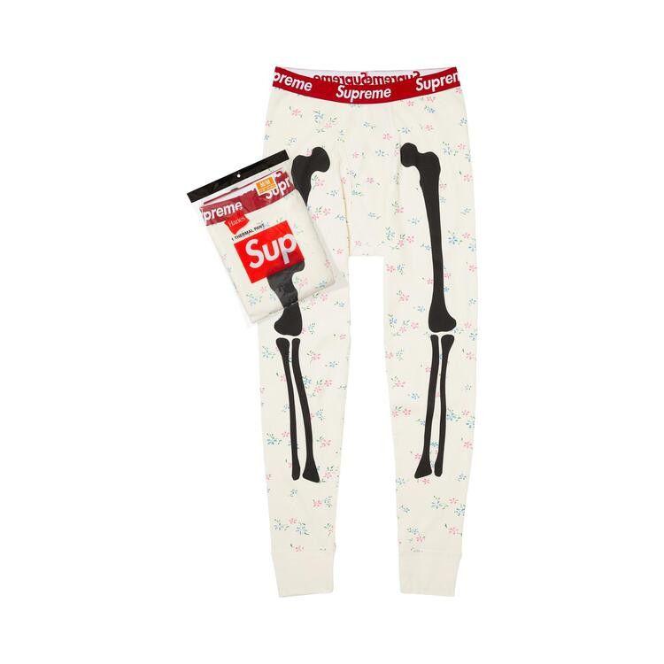 Брюки Supreme x Hanes Bones Thermal Pant (1 Pack) 'Floral'
Брюки Supreme x Hanes Bones Thermal Pant (1 Pack) 'Floral'