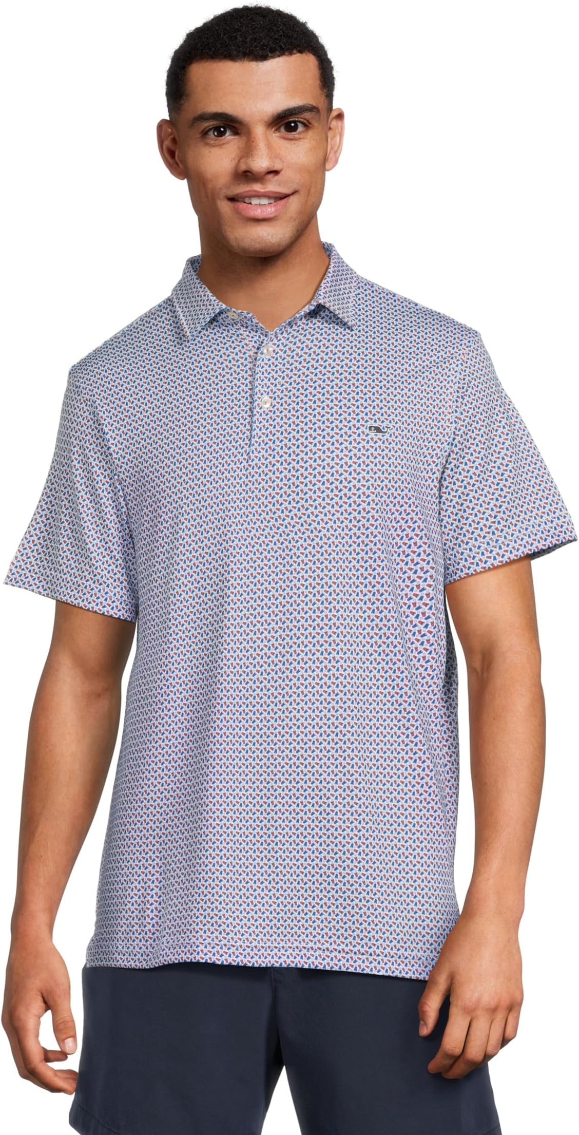 Поло Vineyard Vines Printed Sankaty Polo, цвет Solo Cups White Cap
Поло Vineyard Vines Printed Sankaty Polo, цвет Solo Cups White Cap