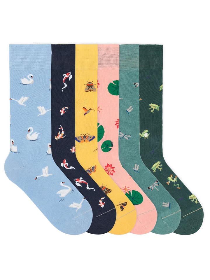 Von Jungfeld Носки с узором. Фирменные иконки. Коллекция «Лебединое озеро»
Von Jungfeld Носки с узором. Фирменные иконки. Коллекция «Лебединое озеро»