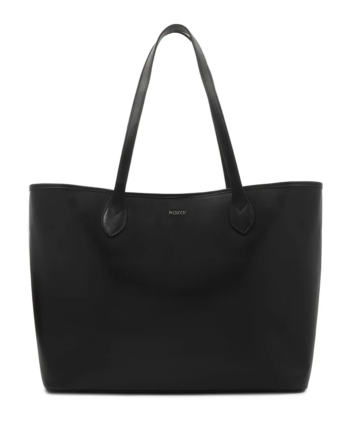 Вместительная черная сумка через плечо Kazar, черный
Вместительная черная сумка через плечо Kazar, черный