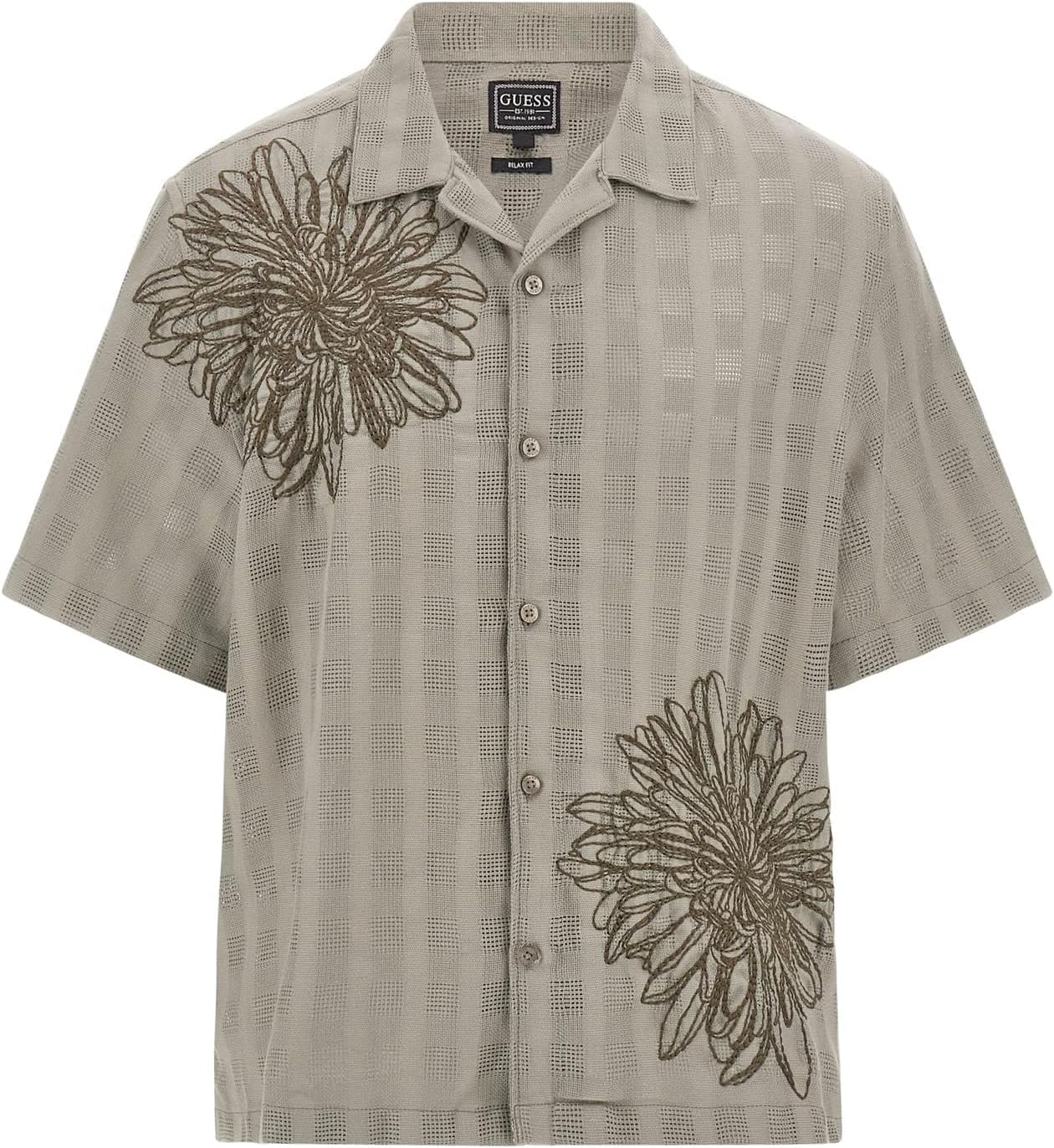 Мужская короткая рубашка с вышивкой Conrad GUESS, Mossy Green
Мужская короткая рубашка с вышивкой Conrad GUESS, Mossy Green