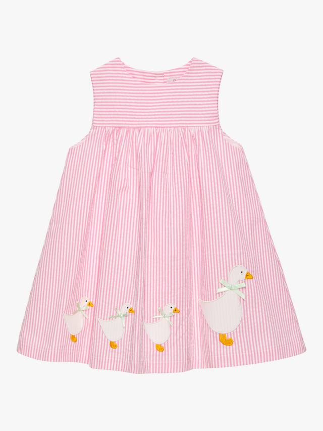 Хлопчатобумажное платье-сарафанчик в полоску baby duck Trotters, розовый/разноцветный
Хлопчатобумажное платье-сарафанчик в полоску baby duck Trotters, розовый/разноцветный