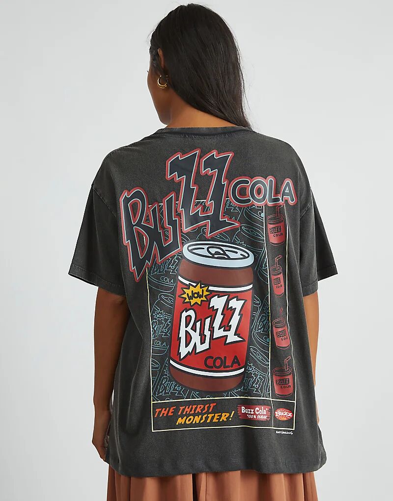 Футболка Skinnydip London с изображением Симпсонов и Buzz Cola серого цвета
Футболка Skinnydip London с изображением Симпсонов и Buzz Cola серого цвета