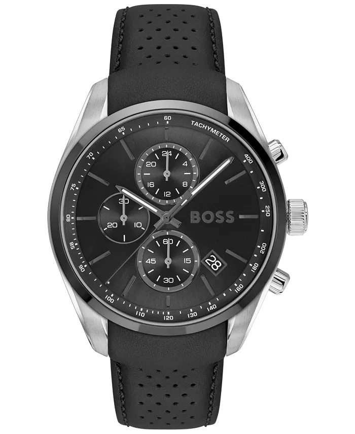 Мужские часы Grand Prix 44 Quartz Chronograph с черным кожаным ремешком, 44.50 мм Hugo Boss
Мужские часы Grand Prix 44 Quartz Chronograph с черным кожаным ремешком, 44.50 мм Hugo Boss