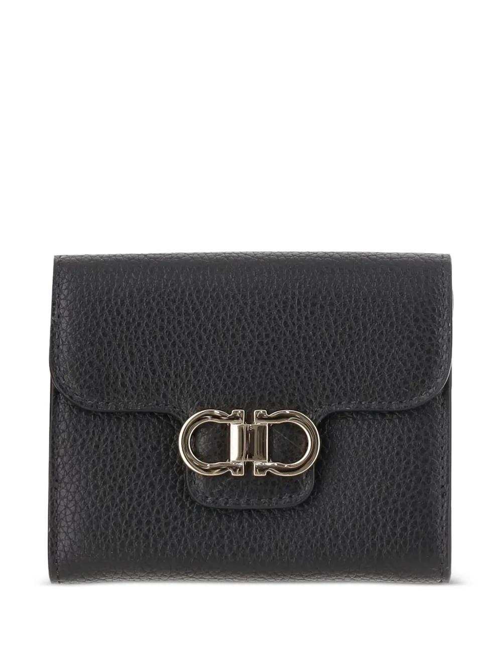 Кошелек с декором Gancini Ferragamo, черный
Кошелек с декором Gancini Ferragamo, черный