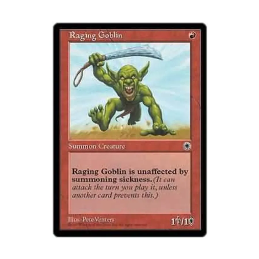 CCG Бешеный гоблин - Вер. 1 (С), MTG - Portal
CCG Бешеный гоблин - Вер. 1 (С), MTG - Portal