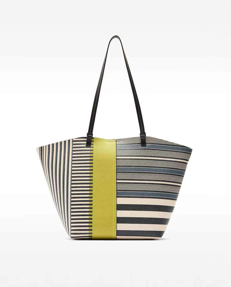 Сумка-шоппер через плечо с застежкой-молнией и полосатым принтом Parfois, мультиколор
Сумка-шоппер через плечо с застежкой-молнией и полосатым принтом Parfois, мультиколор