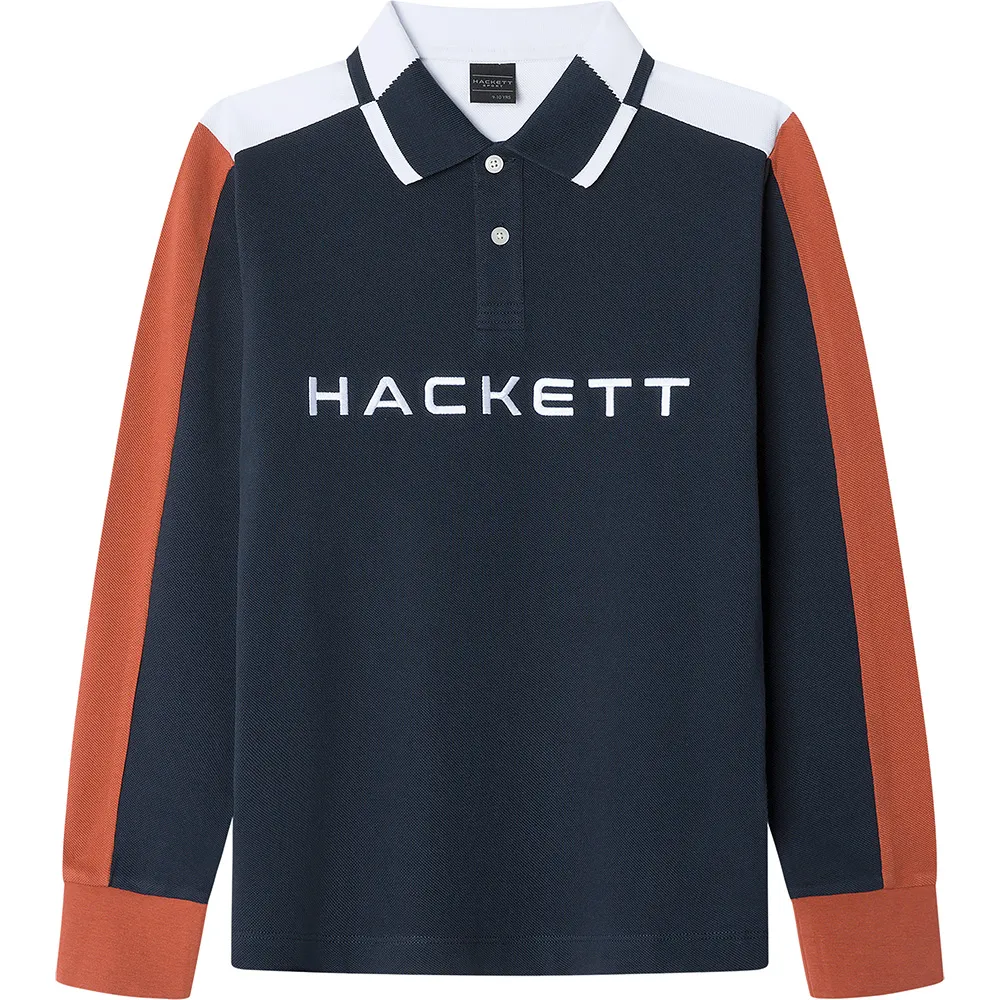 Поло с длинным рукавом Hackett Multi, синий
Поло с длинным рукавом Hackett Multi, синий