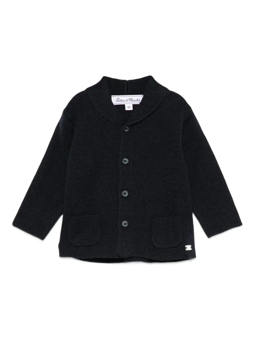 Кардиган из шерстяной смеси Tartine Et Chocolat, синий
Кардиган из шерстяной смеси Tartine Et Chocolat, синий