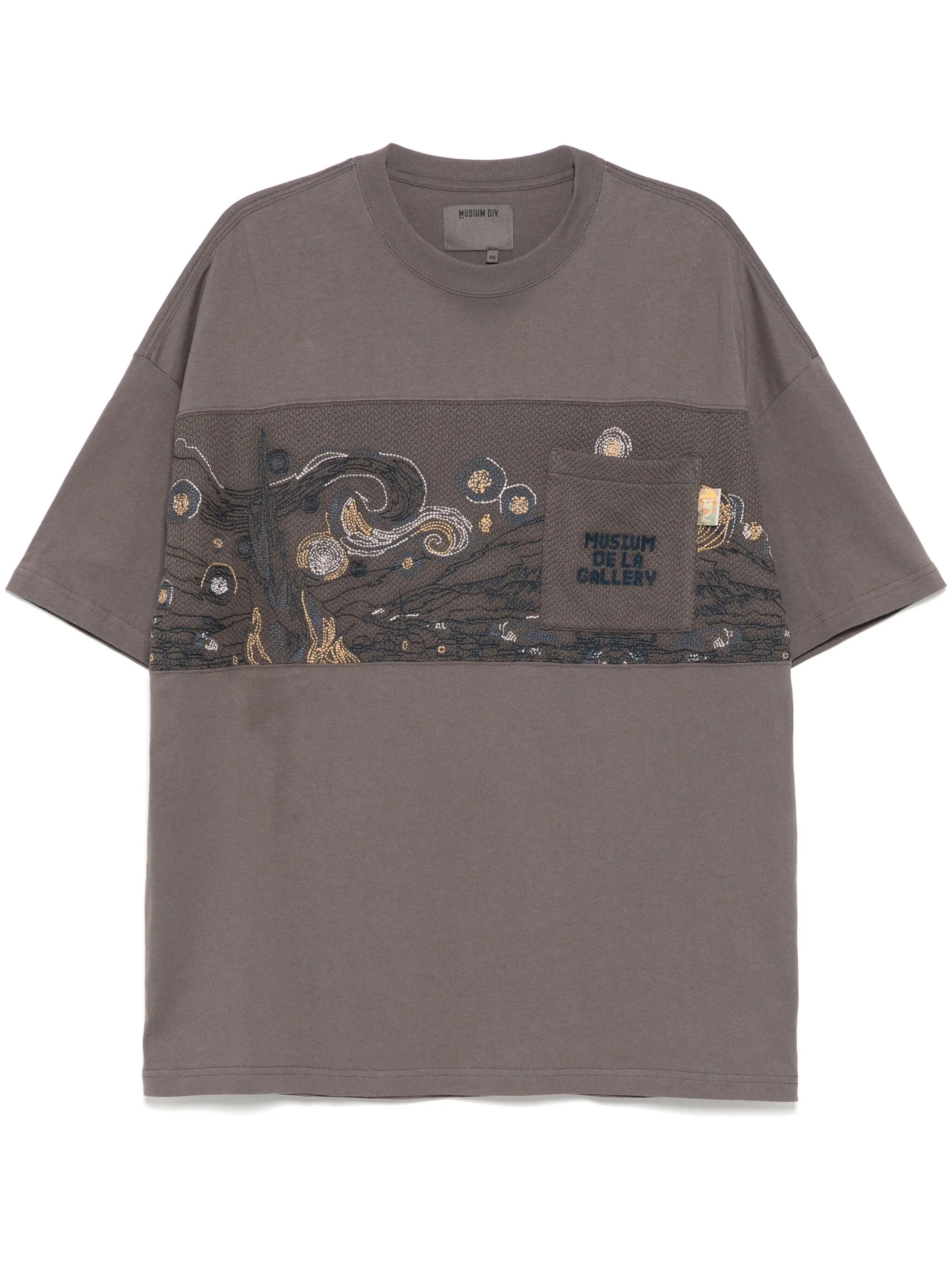 Футболка с вышитым логотипом Musium Div., серый
Футболка с вышитым логотипом Musium Div., серый
