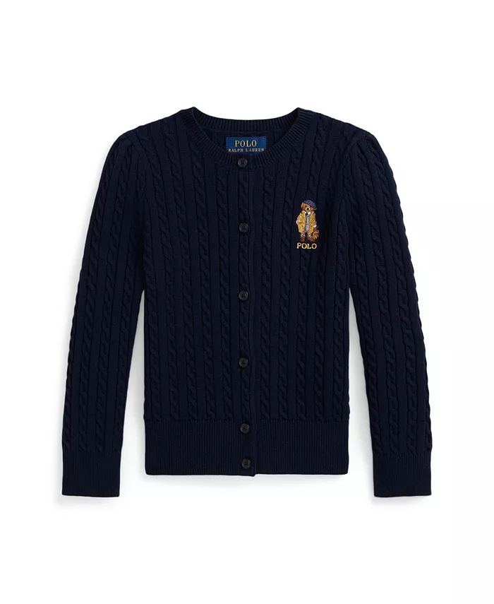 Детская кардиган с мини-косой и мишкой Polo для девочек 2T-6X Polo Ralph Lauren, синий
Детская кардиган с мини-косой и мишкой Polo для девочек 2T-6X Polo Ralph Lauren, синий