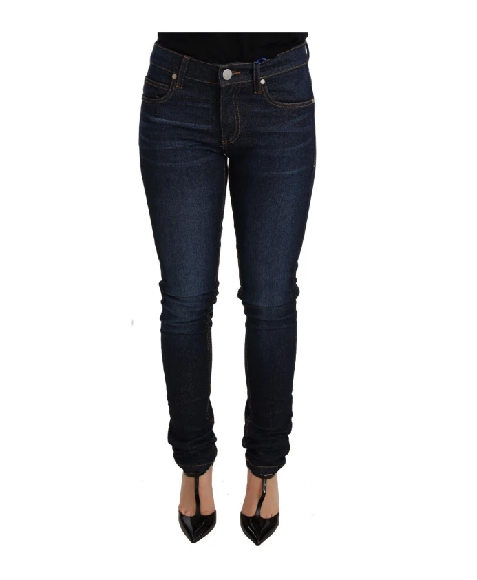 Темно-Синие узкие джинсы Versace Jeans Couture, синий
Темно-Синие узкие джинсы Versace Jeans Couture, синий