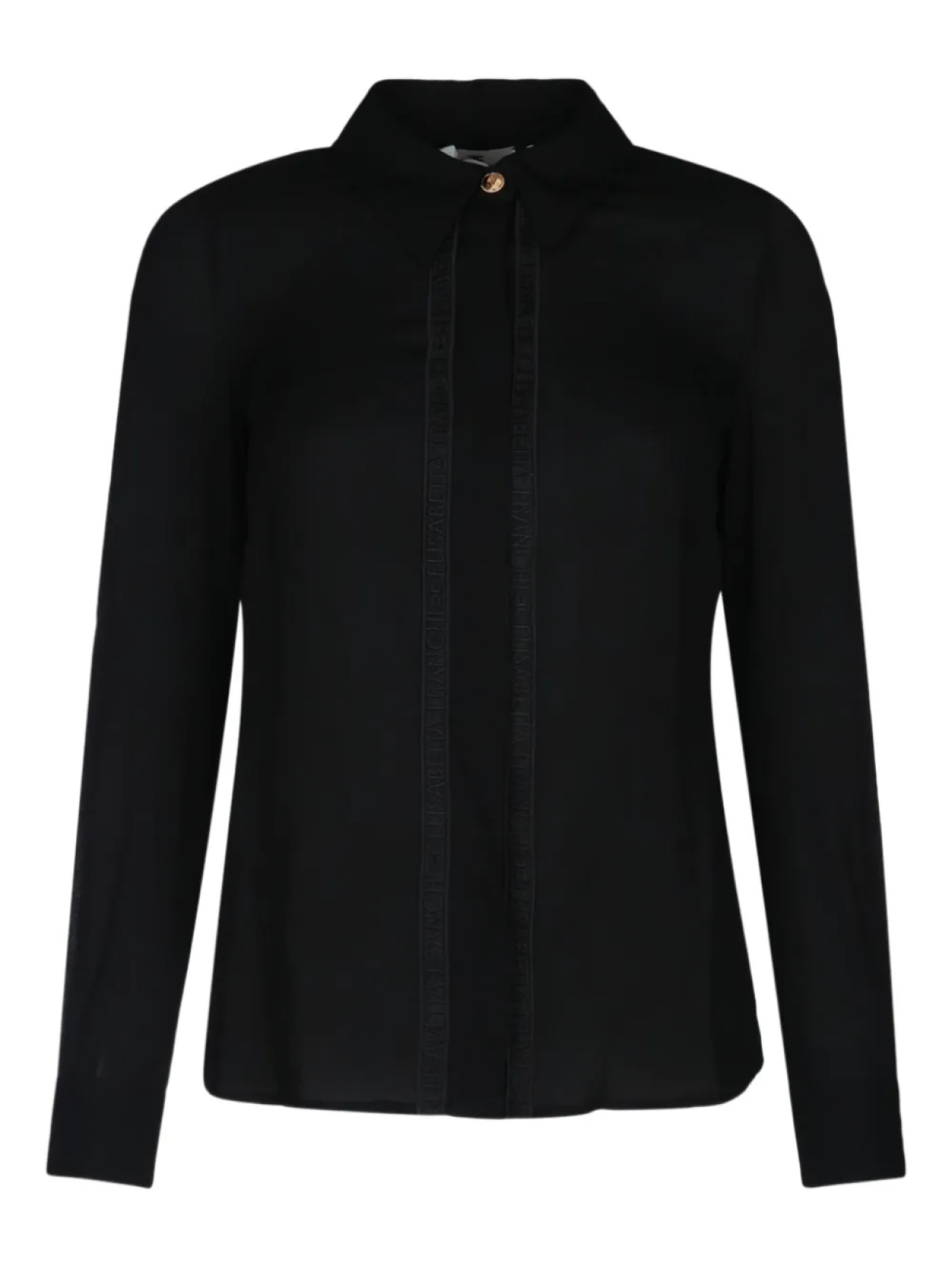 Рубашка из жоржета Elisabetta Franchi, черный
Рубашка из жоржета Elisabetta Franchi, черный