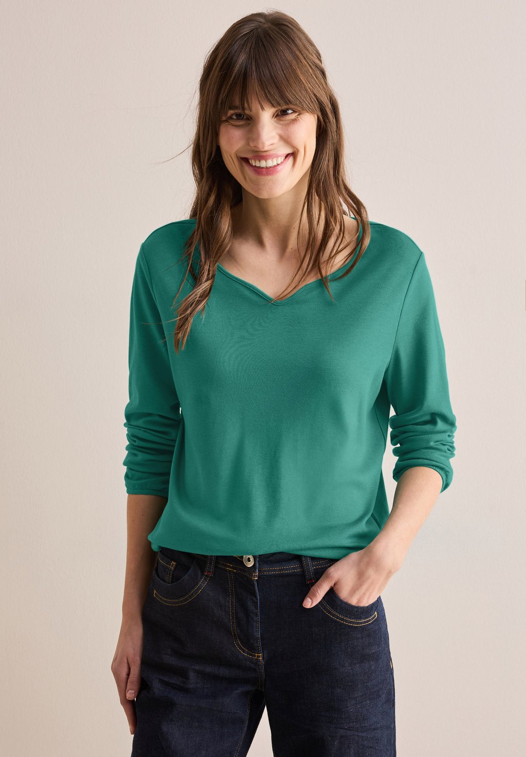 Топ с длинными рукавами Cecil, зеленый
Топ с длинными рукавами Cecil, зеленый