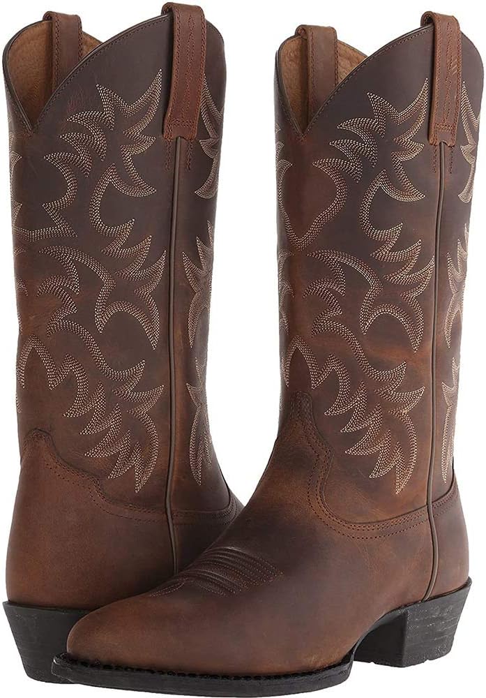 Ковбойские сапоги CWHXLYNV для мужчин с круглым носком, потертые сапоги, вышитые вестерн-сапоги, традиционные деревенские сапоги, коричневый
Ковбойские сапоги CWHXLYNV для мужчин с круглым носком, потертые сапоги, вышитые вестерн-сапоги, традиционные деревенские сапоги, коричневый