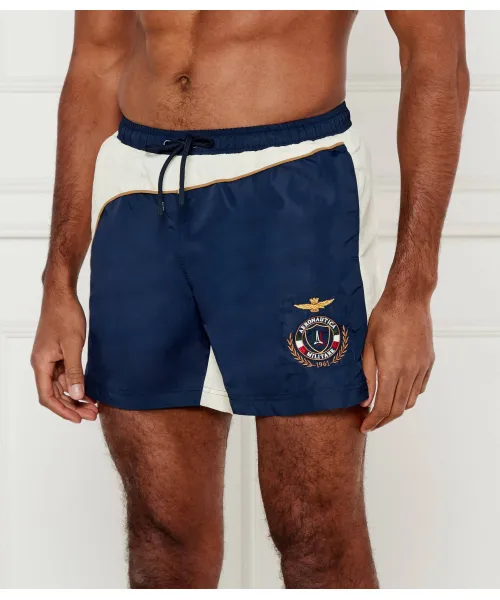 Пляжные шорты Regular fit Aeronautica Militare, синий
Пляжные шорты Regular fit Aeronautica Militare, синий