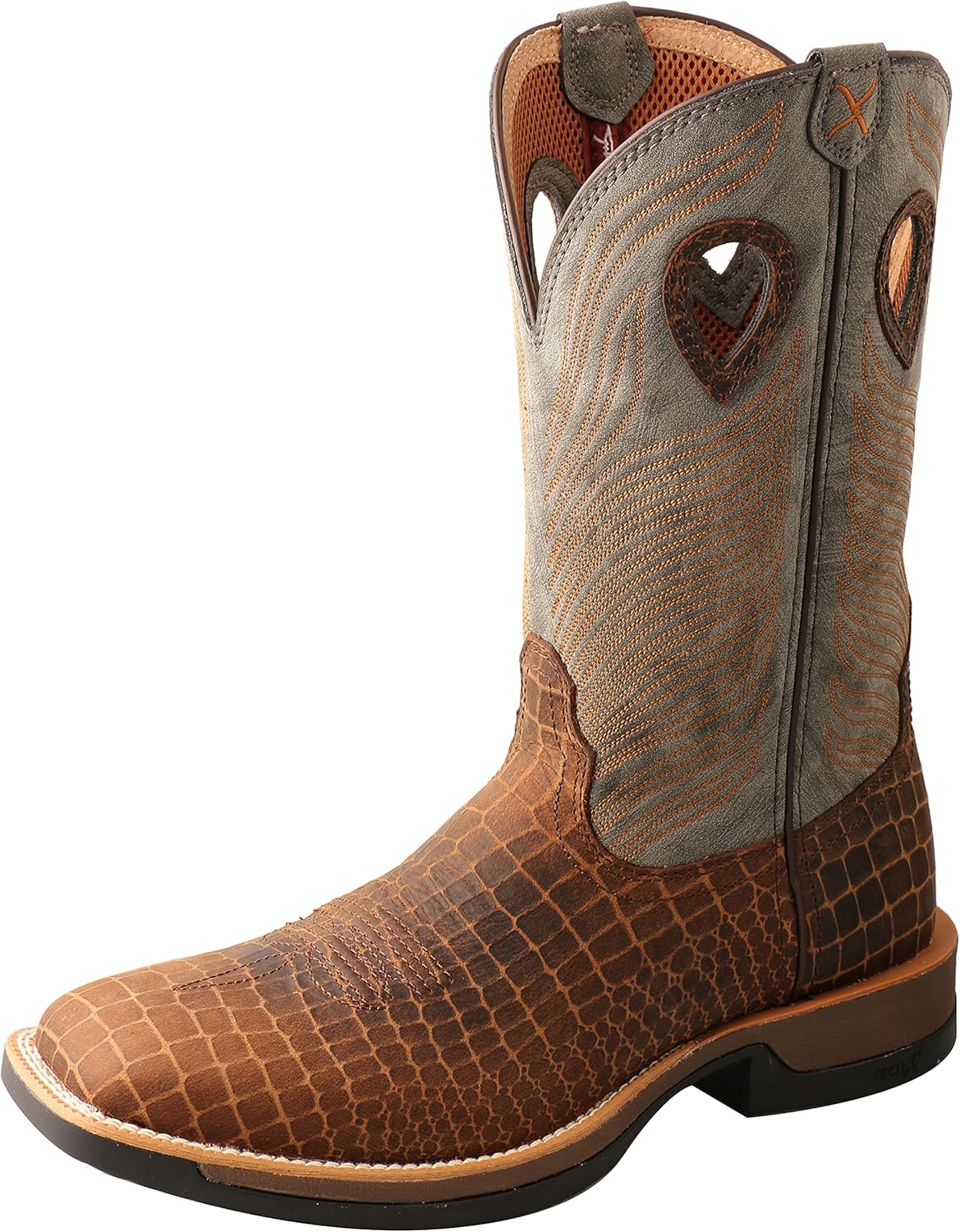 Мужские сапоги Twisted X Top Hand высотой 30 см, коричневый/серый
Мужские сапоги Twisted X Top Hand высотой 30 см, коричневый/серый