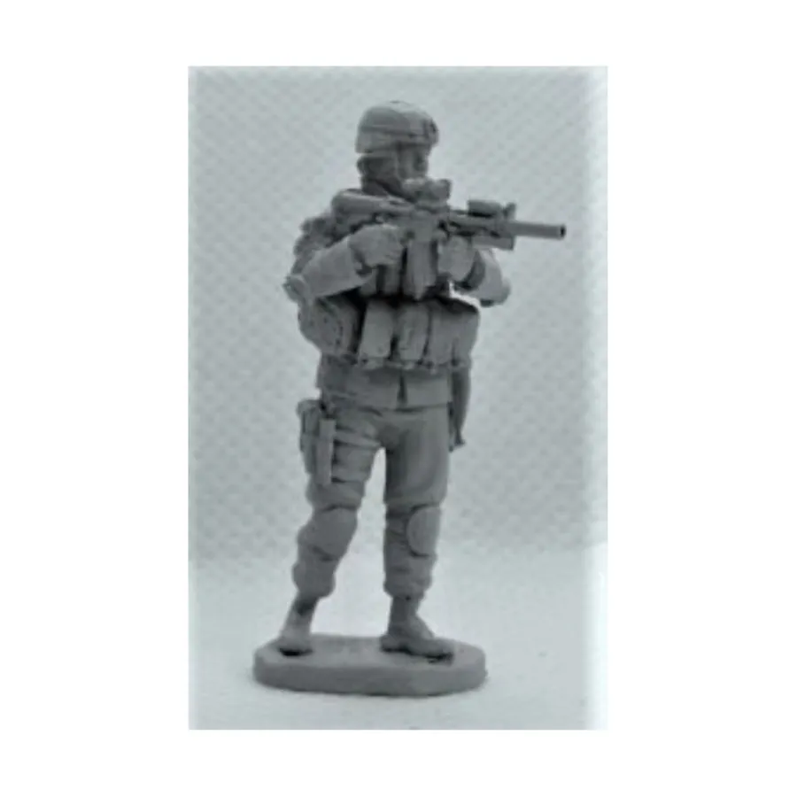 Морская пехота США с MICH Hemet и M4 # 4, Historical Miniatures (1:48) (Honourable Lead Boiler Suit) 
Морская пехота США с MICH Hemet и M4 # 4, Historical Miniatures (1:48) (Honourable Lead Boiler Suit)