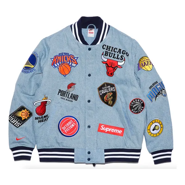 Куртка lab x supreme x nba warm-up jacket 'denim multi' Nike, синий
Куртка lab x supreme x nba warm-up jacket 'denim multi' Nike, синий