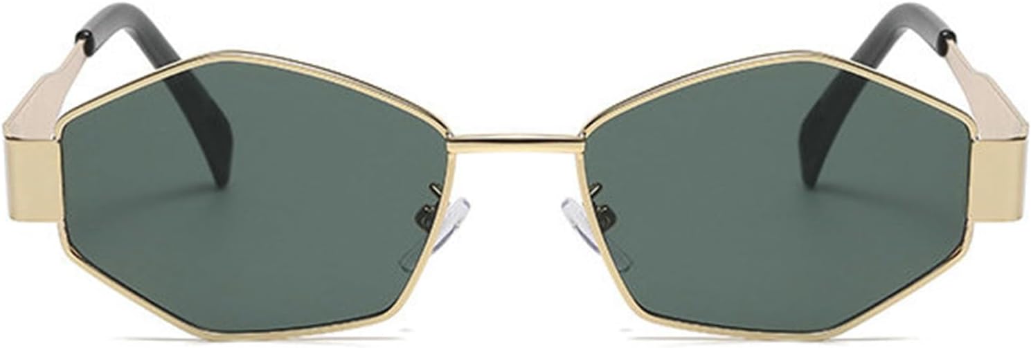 Willochra Модные шестиугольные и многоугольные солнцезащитные очки для женщин, винтажные, с металлическим каркасом, маленькая оправа, роскошные, уникальные, модель 2024, F27, Green
Willochra Модные шестиугольные и многоугольные солнцезащитные очки для женщин, винтажные, с металлическим каркасом, маленькая оправа, роскошные, уникальные, модель 2024, F27, Green