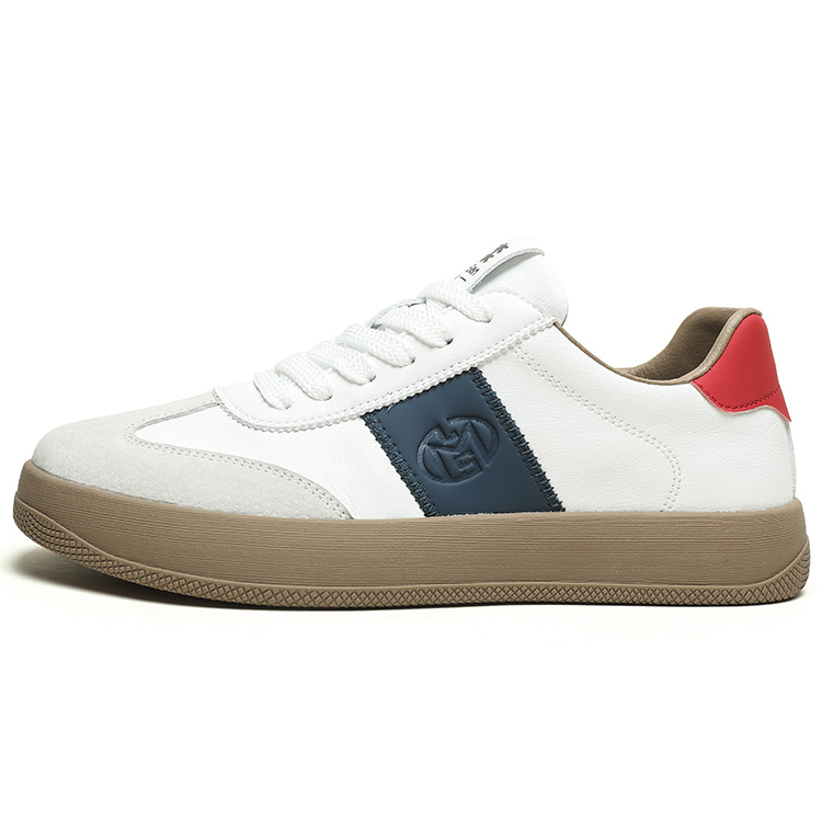 Мужские низкие скейтбордские кроссовки Mulinsen, бело-коричневые
Мужские низкие скейтбордские кроссовки Mulinsen, бело-коричневые