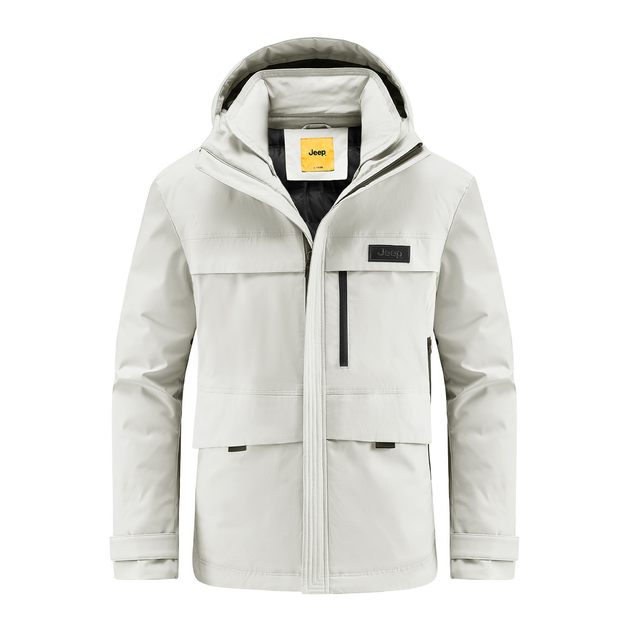 Пуховик Unisex Hooded Thickened Jeep, бежевый оранжевый
Пуховик Unisex Hooded Thickened Jeep, бежевый оранжевый