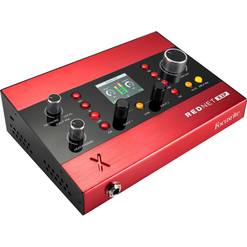 Аудиоинтерфейс Focusrite RedNet X2P 2x2 Dante Audio Interface REDNET-X2P
Аудиоинтерфейс Focusrite RedNet X2P 2x2 Dante Audio Interface REDNET-X2P