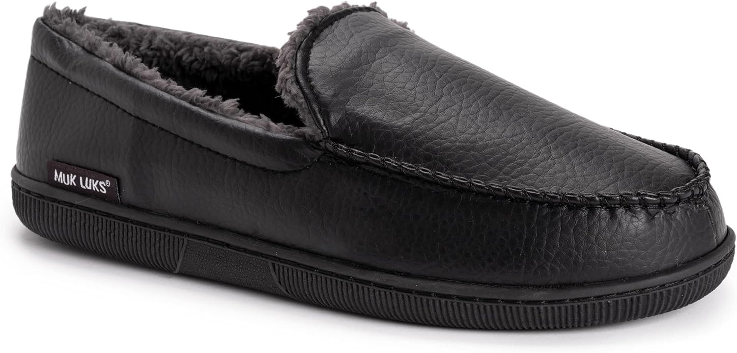 Мокасины для мужчин Muk Luks, черные, слипоны
Мокасины для мужчин Muk Luks, черные, слипоны