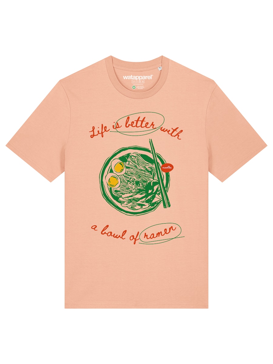 Рубашка Watapparel Life Is Better With Ramen, розовый
Рубашка Watapparel Life Is Better With Ramen, розовый