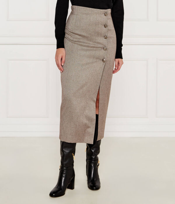 Юбка женская Marella на пуговицах с разрезом, бежевый
Юбка женская Marella на пуговицах с разрезом, бежевый