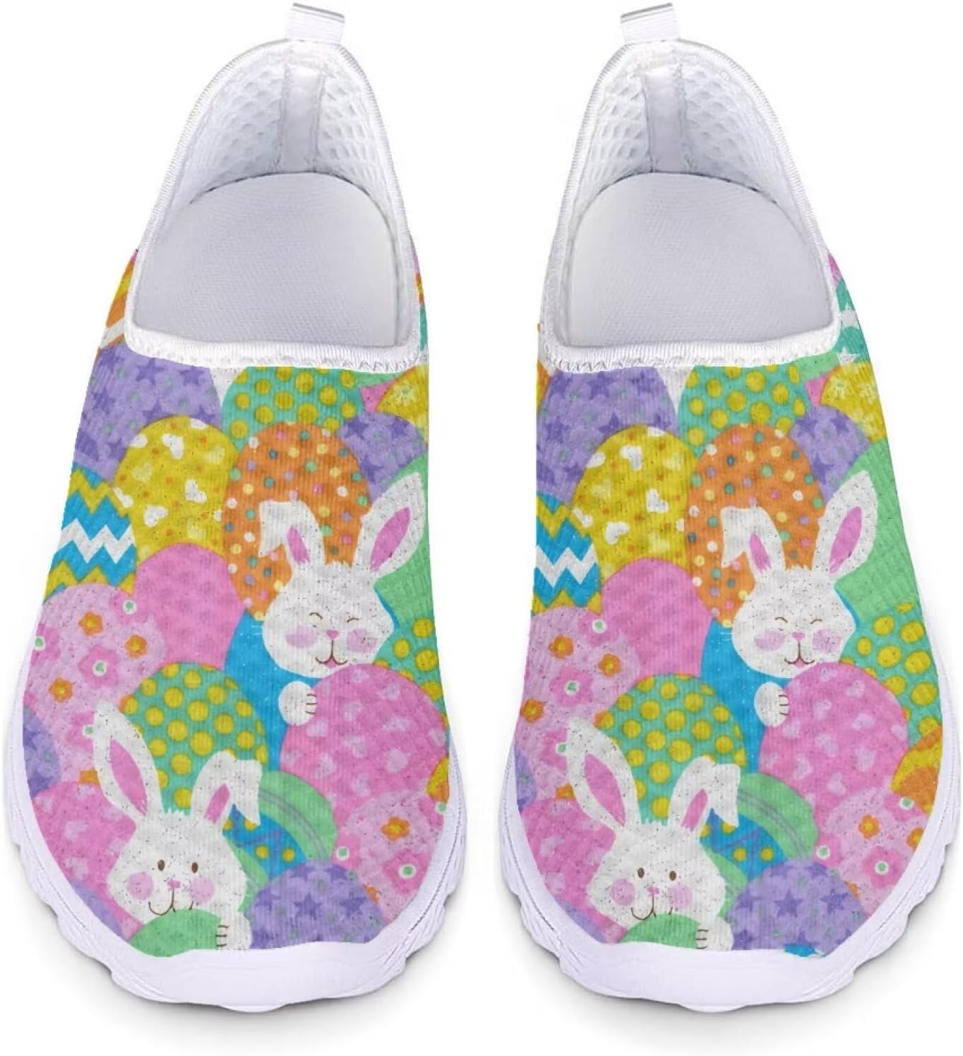 Женские и мужские кроссовки для ходьбы, сетчатые, с плоской подошвой, без застежки, дышащие, размеры США 5-12 Xixirimido, Colorful Egg Rabbit
Женские и мужские кроссовки для ходьбы, сетчатые, с плоской подошвой, без застежки, дышащие, размеры США 5-12 Xixirimido, Colorful Egg Rabbit
