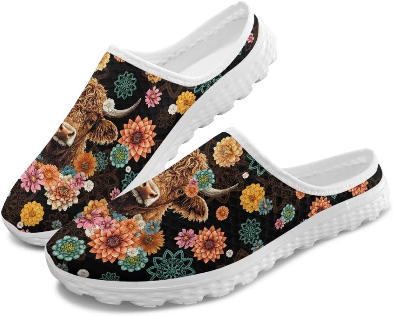 Женские кроссовки Tomeusey на шнуровке без задника, с полусеткой, легкие, дышащие, повседневные для прогулок, Cattle Boho Flower
Женские кроссовки Tomeusey на шнуровке без задника, с полусеткой, легкие, дышащие, повседневные для прогулок, Cattle Boho Flower