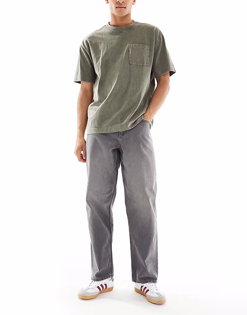 Мешковатые джинсы ASOS DESIGN серого цвета
Мешковатые джинсы ASOS DESIGN серого цвета