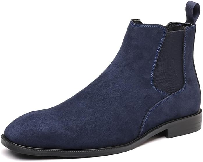 Мужские ботинки челси из искусственной замши, без шнурков, до щиколотки, подходят как для повседневной, так и для деловой одежды Generic, синий
Мужские ботинки челси из искусственной замши, без шнурков, до щиколотки, подходят как для повседневной, так и для деловой одежды Generic, синий