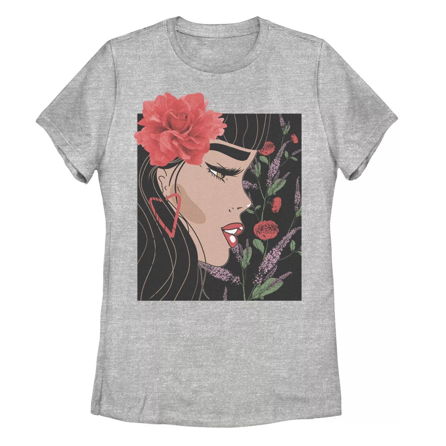 Футболка для лица с цветочным принтом розы для юниоров 
Футболка для лица с цветочным принтом розы для юниоров
