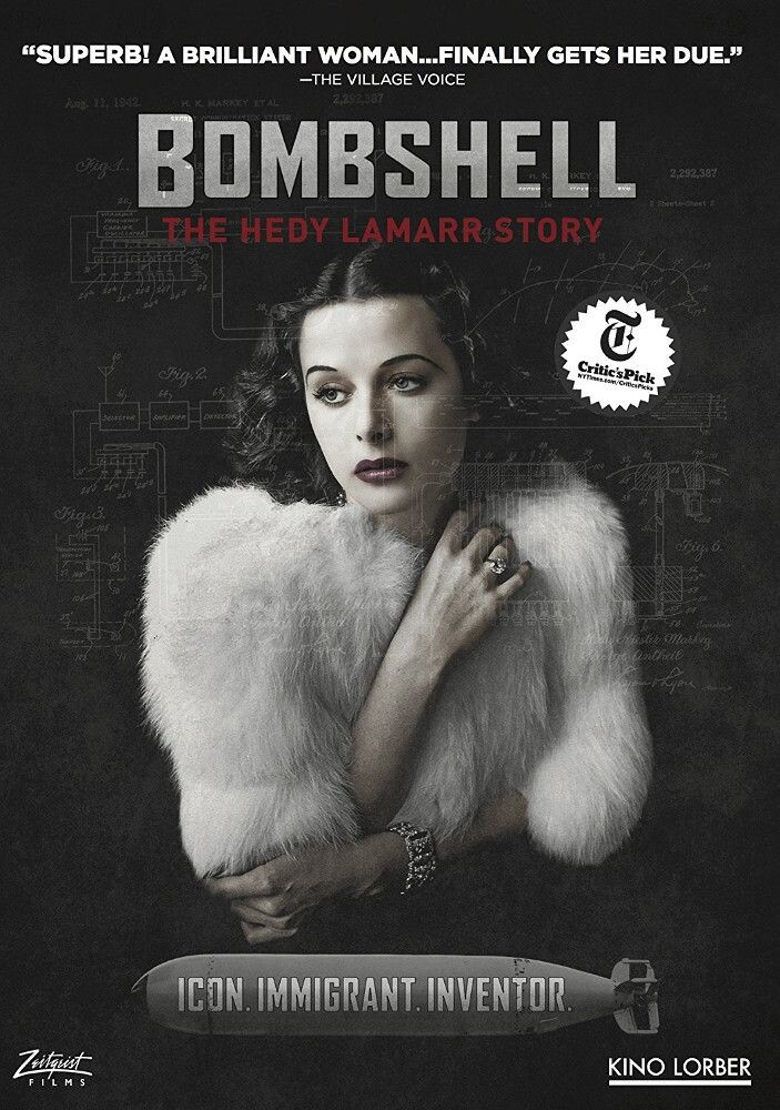 Диск DVD Bombshell: Hedy Lamarr (2017)
Диск DVD Bombshell: Hedy Lamarr (2017)