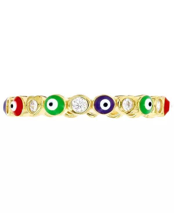 Кольцо-Накладка от сглаза с кубическим цирконием и эмалью из стерлингового серебра с позолотой 14 карат Macy'S, gold
Кольцо-Накладка от сглаза с кубическим цирконием и эмалью из стерлингового серебра с позолотой 14 карат Macy'S, gold