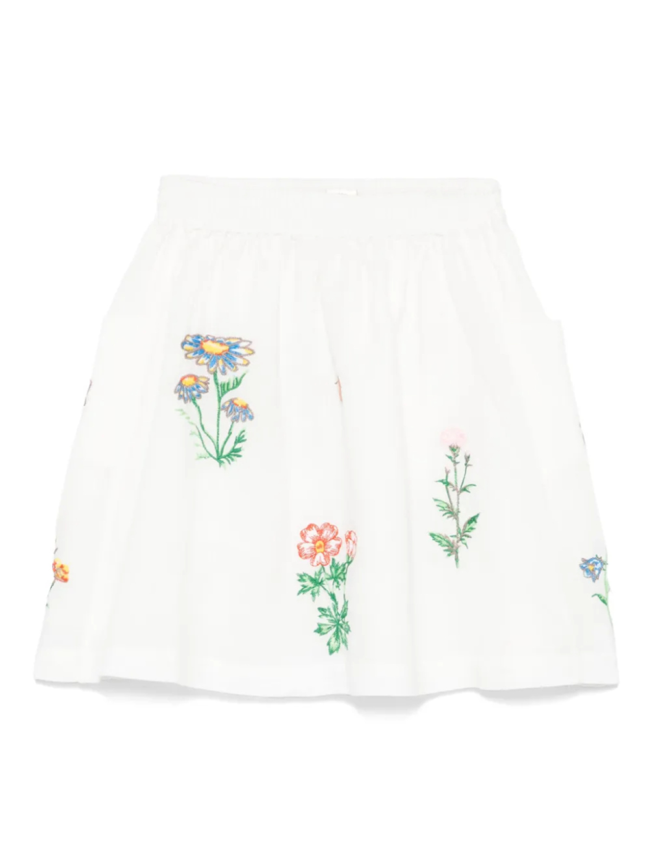 Вышитая мини-юбка Stella McCartney Kids, белый
Вышитая мини-юбка Stella McCartney Kids, белый