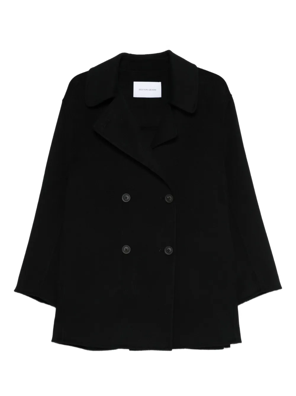 Двубортное пальто с лацканами-шалькой Iris Von Arnim, черный
Двубортное пальто с лацканами-шалькой Iris Von Arnim, черный