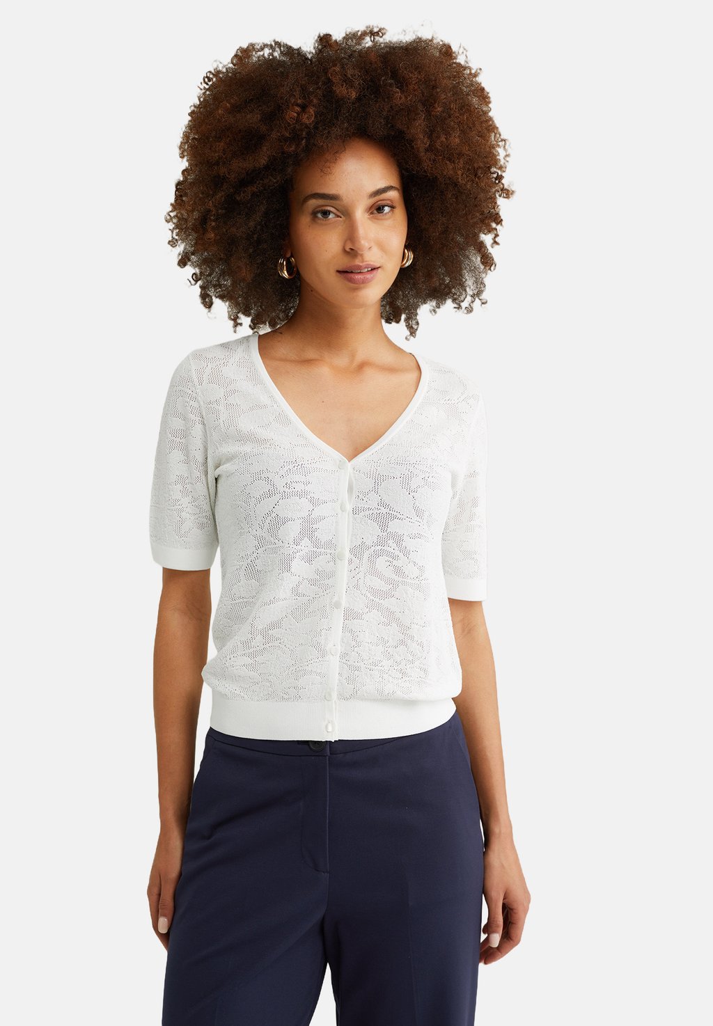 Кардиган WE Fashion, слоновая кость 
Кардиган WE Fashion, слоновая кость